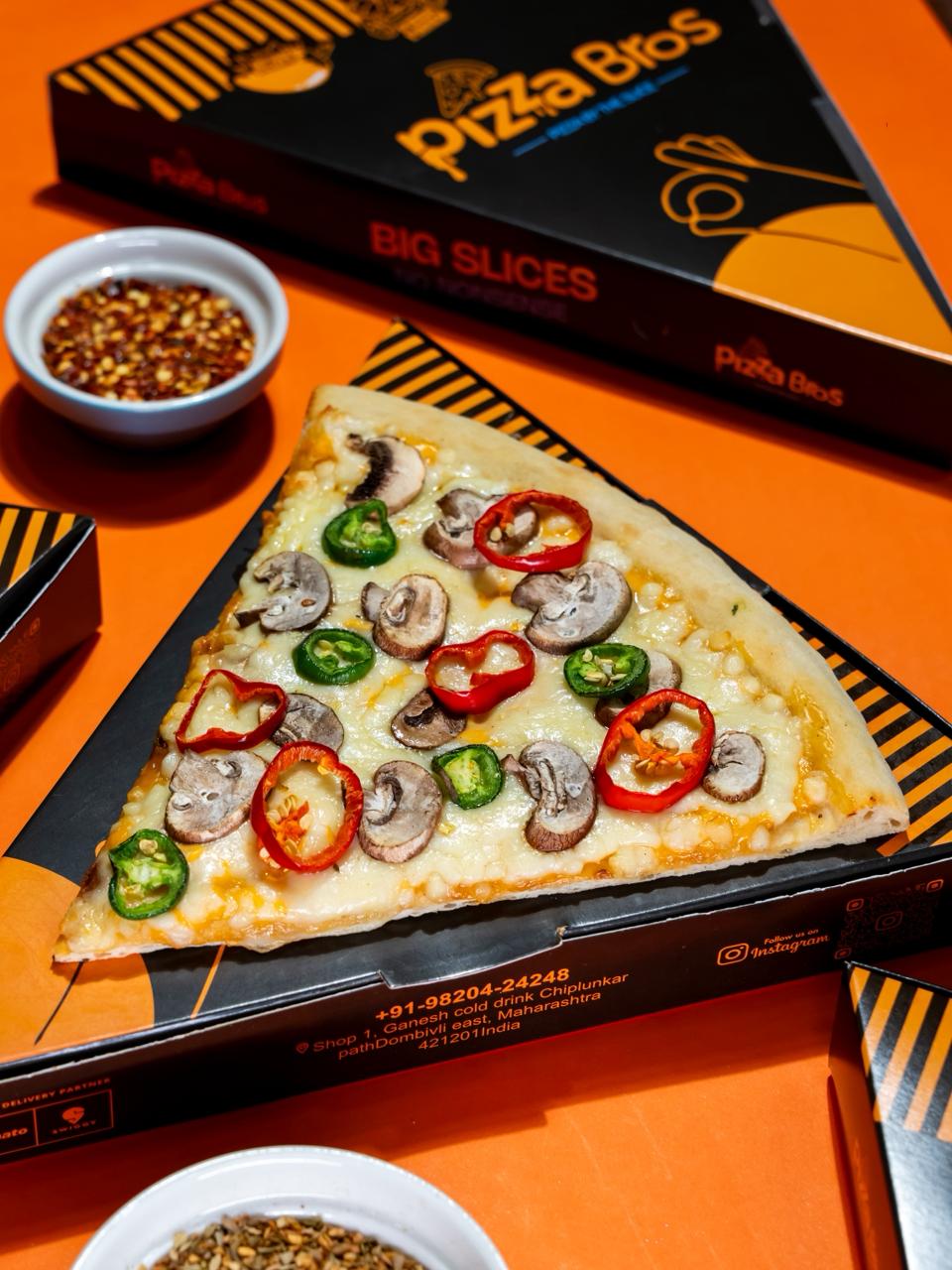 Funghi Picante slice