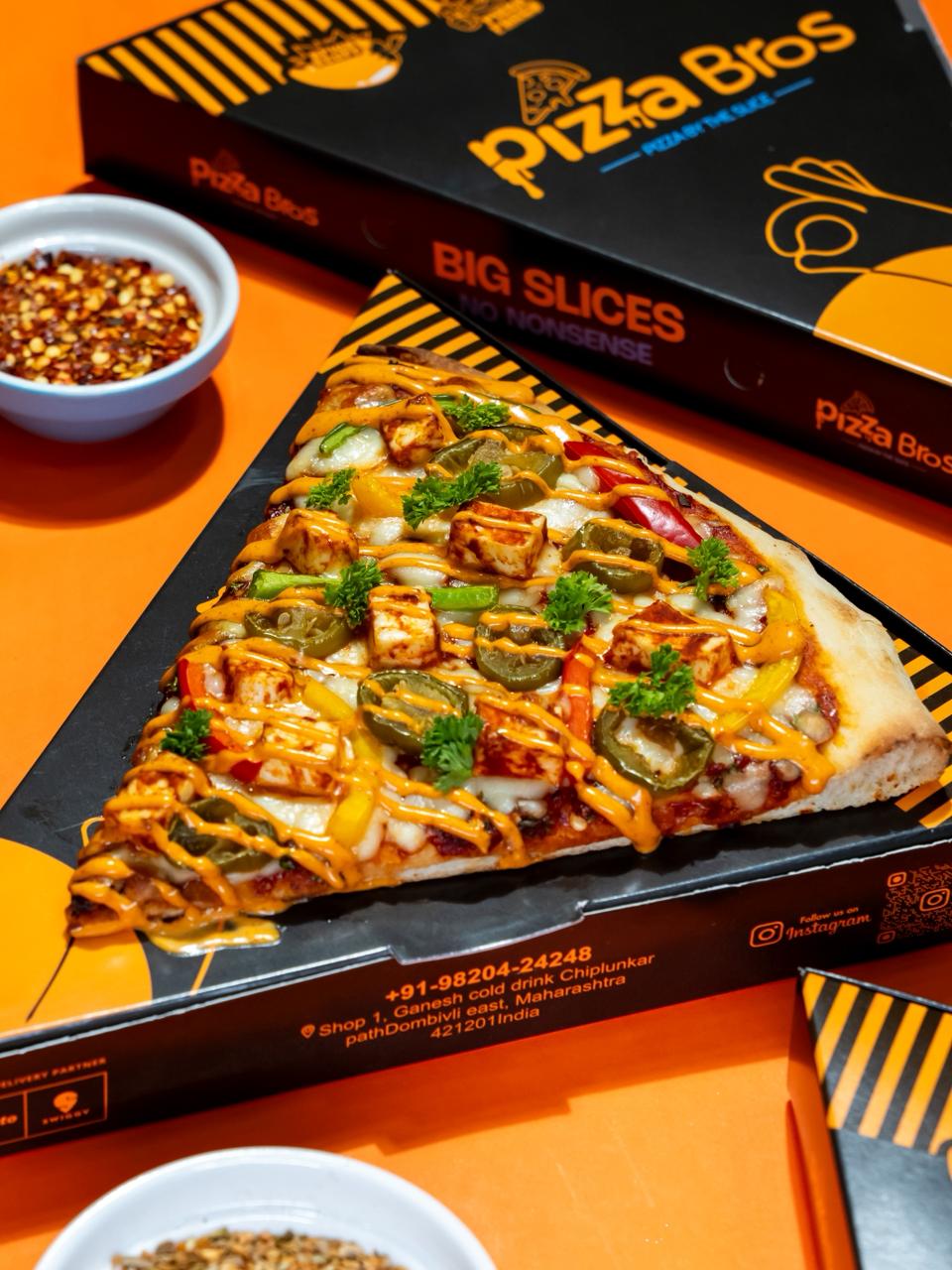Paneer Forza slice